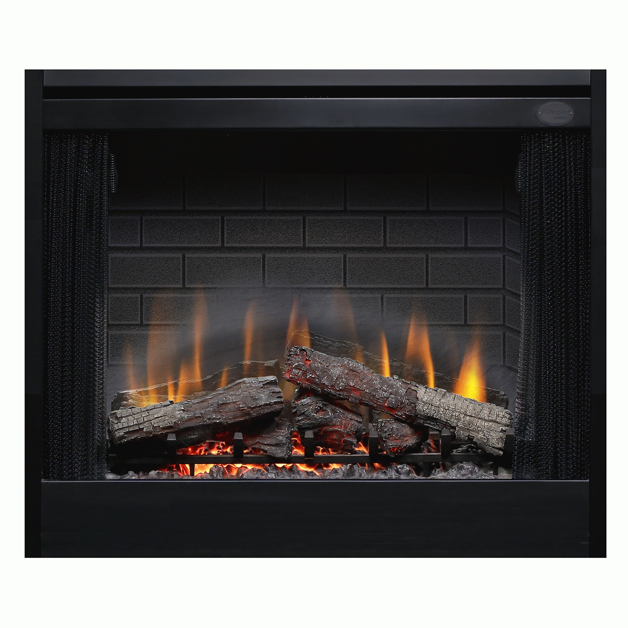 alluring dimplex 39 inch deluxe built in electric purifire air treatment built in pellet stove fireplace photo