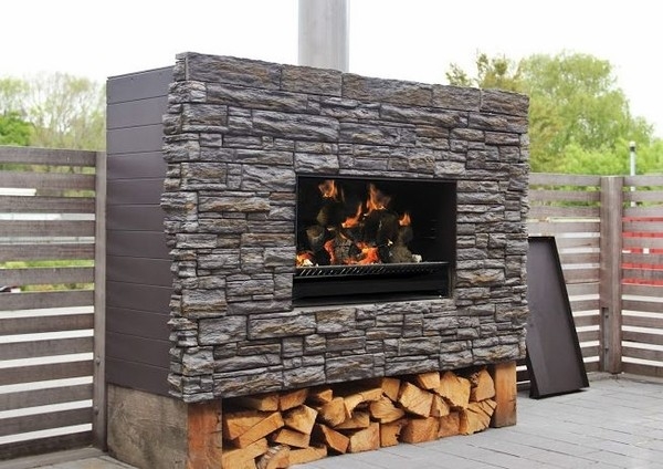 alluring escea ew5000 outdoor wood burning fireplace with bbq cooking plate outdoor wood burning fireplaces pics
