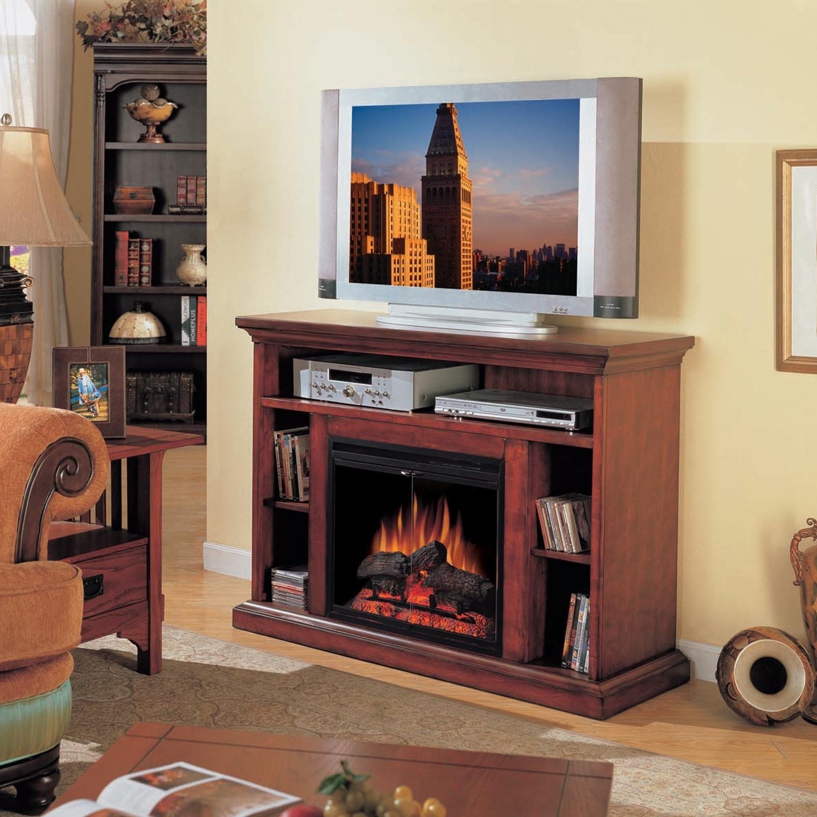 alluring have to have it classic flame beverly premium cherry entertainment electric fireplaces big lots pics