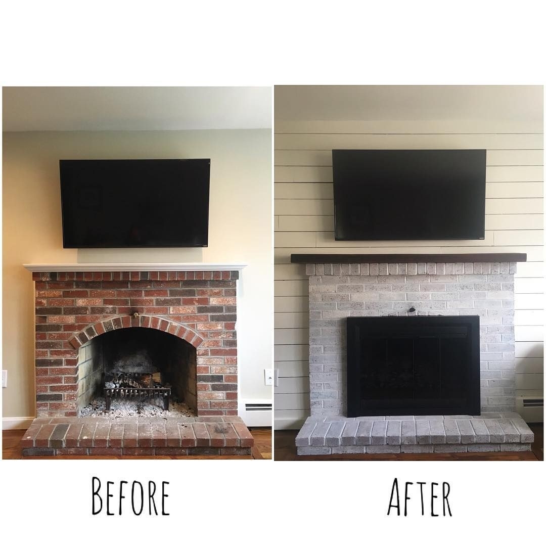 Wonderful Fireplace Renovations Before And After Special Price