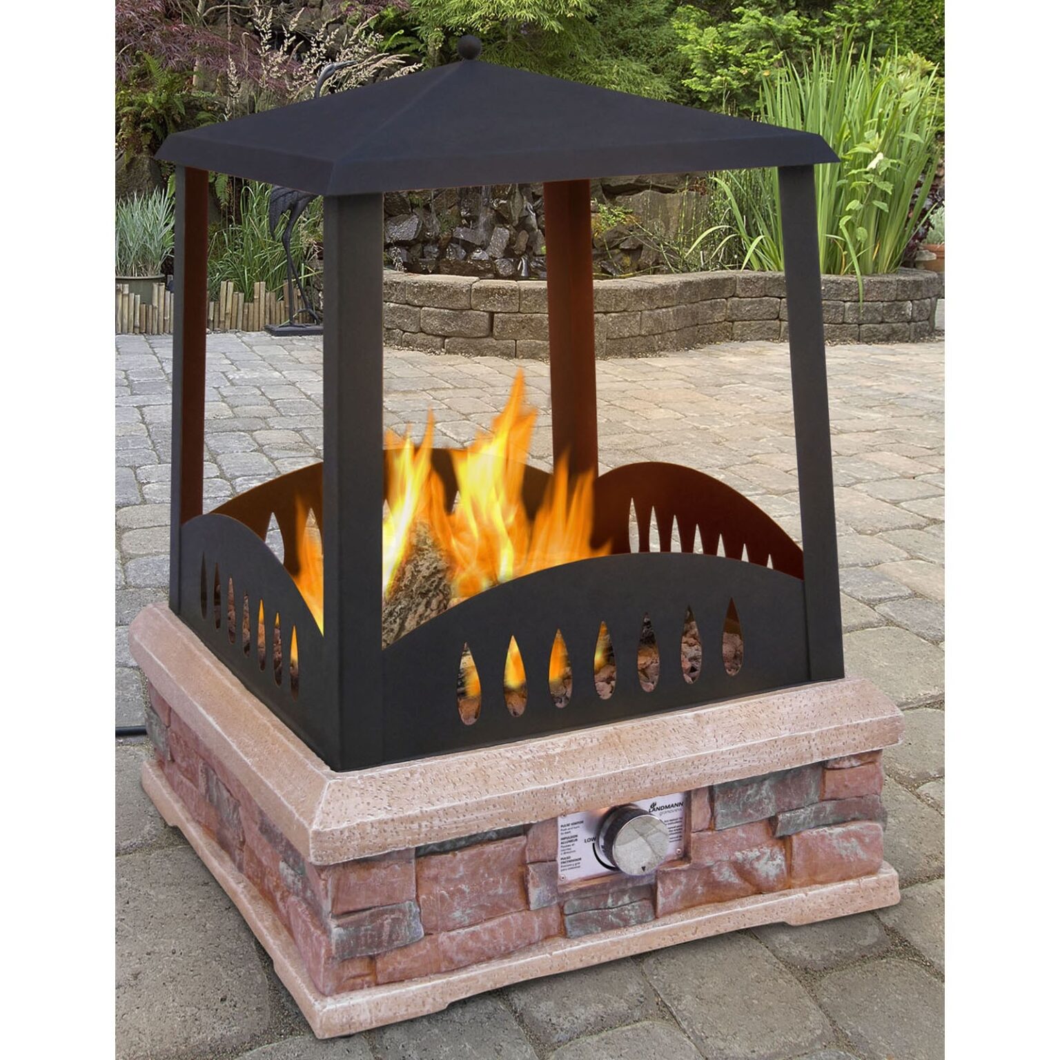 alluring landmann grandview outdoor gas fireplace fireplaces &amp; chimineas at outside fireplaces for sale picture