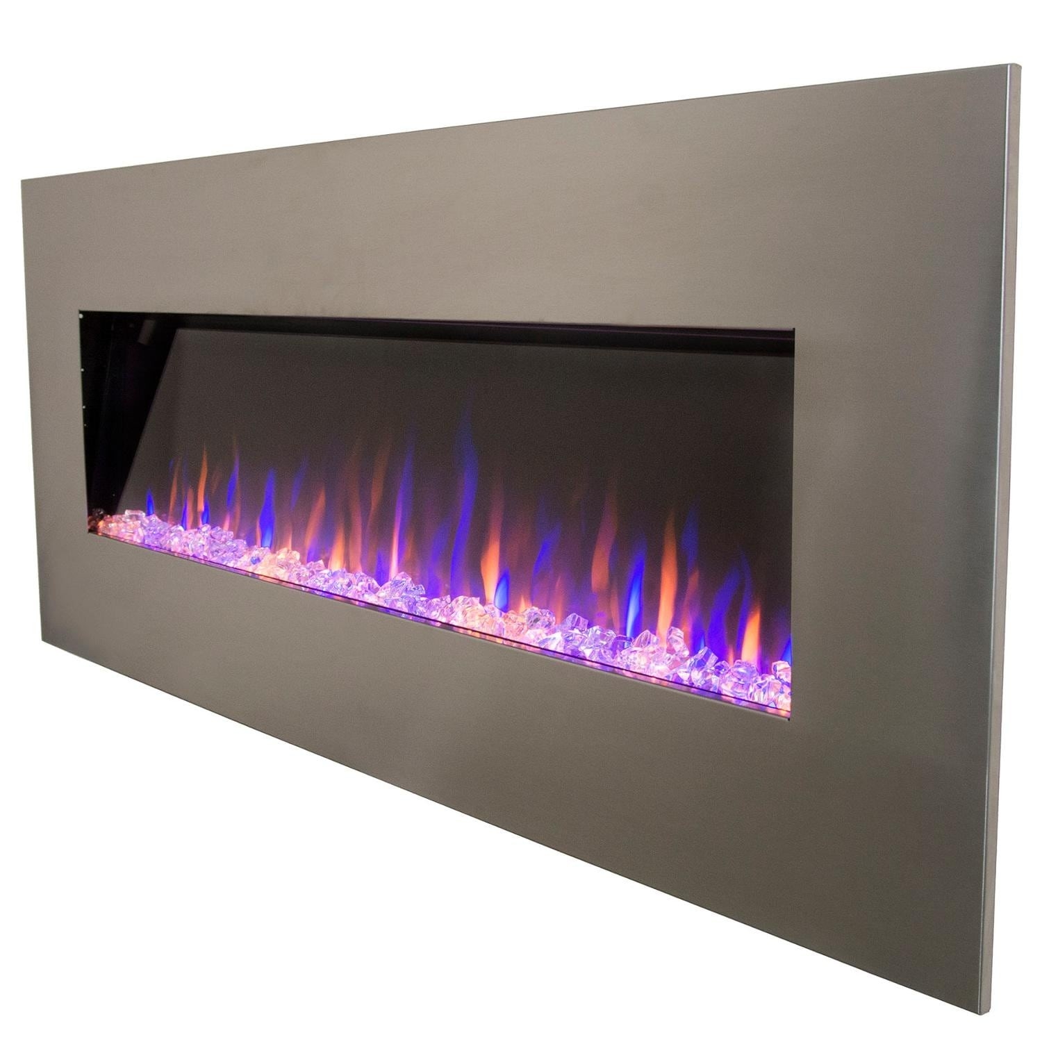 alluring touchstone home products audioflare 50 inch wall mount/flush mount what is the best electric fireplace heater picture