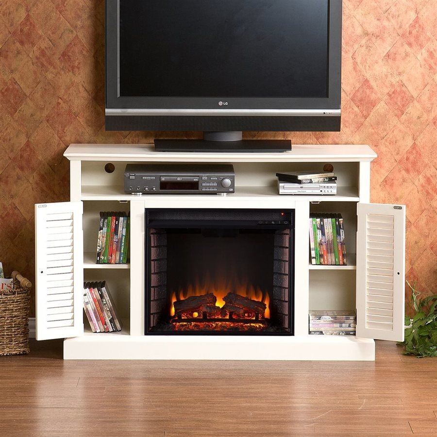 amazing electric fireplace entertainment center lowes : duraflame 54 in w saw lowes fireplace entertainment center pics