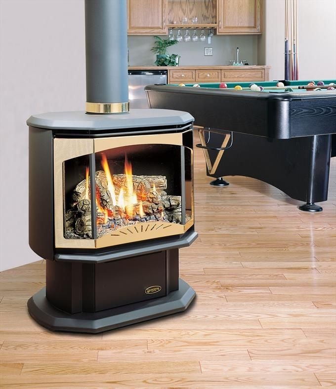 amazing free standing direct vent gas stove with black door frame and fiber free standing direct vent gas fireplace photo