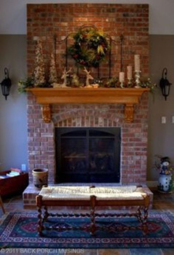 amazing outstanding 37 modern rustic painted brick fireplaces ideas http red brick fireplace makeover pics