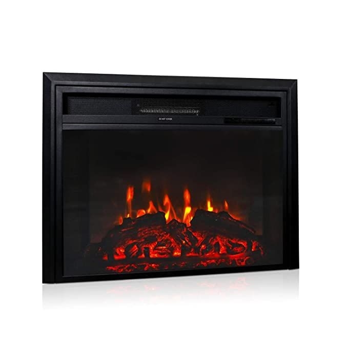 astonishing amazon: kinbor 28 inch electric fireplace inserts heat adjustable amazon electric fireplace insert pics