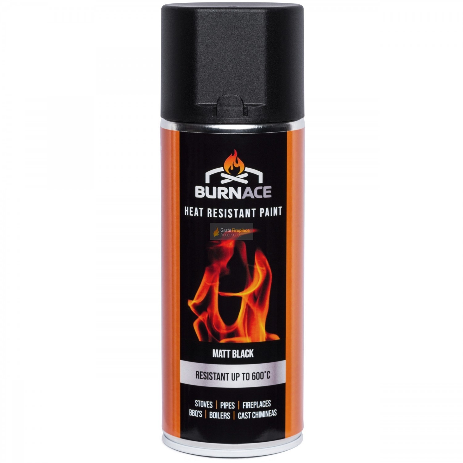 astonishing burnace heat resistant stove paint, bbq's chimenea's matt black 400ml heat resistant spray paint for fireplace photo