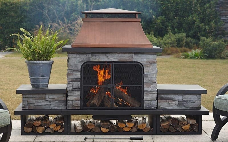astonishing how to choose an outdoor fireplace the home depot outside fireplace home depot picture