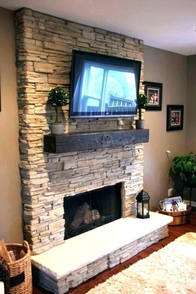 Alluring How To Mount Tv On Brick Fireplace Free Reviews