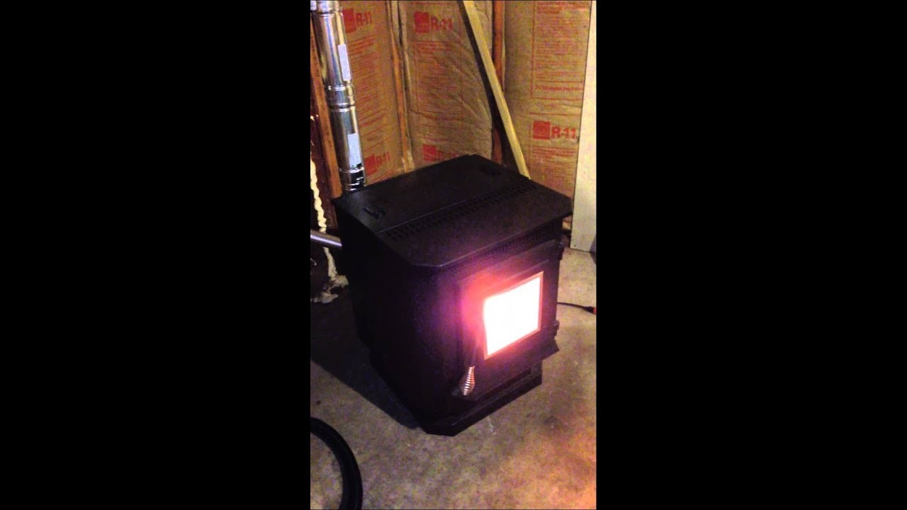 astonishing pellet stove installation in a uninsulated garage 1 of 4 youtube how to start my gas fireplace picture