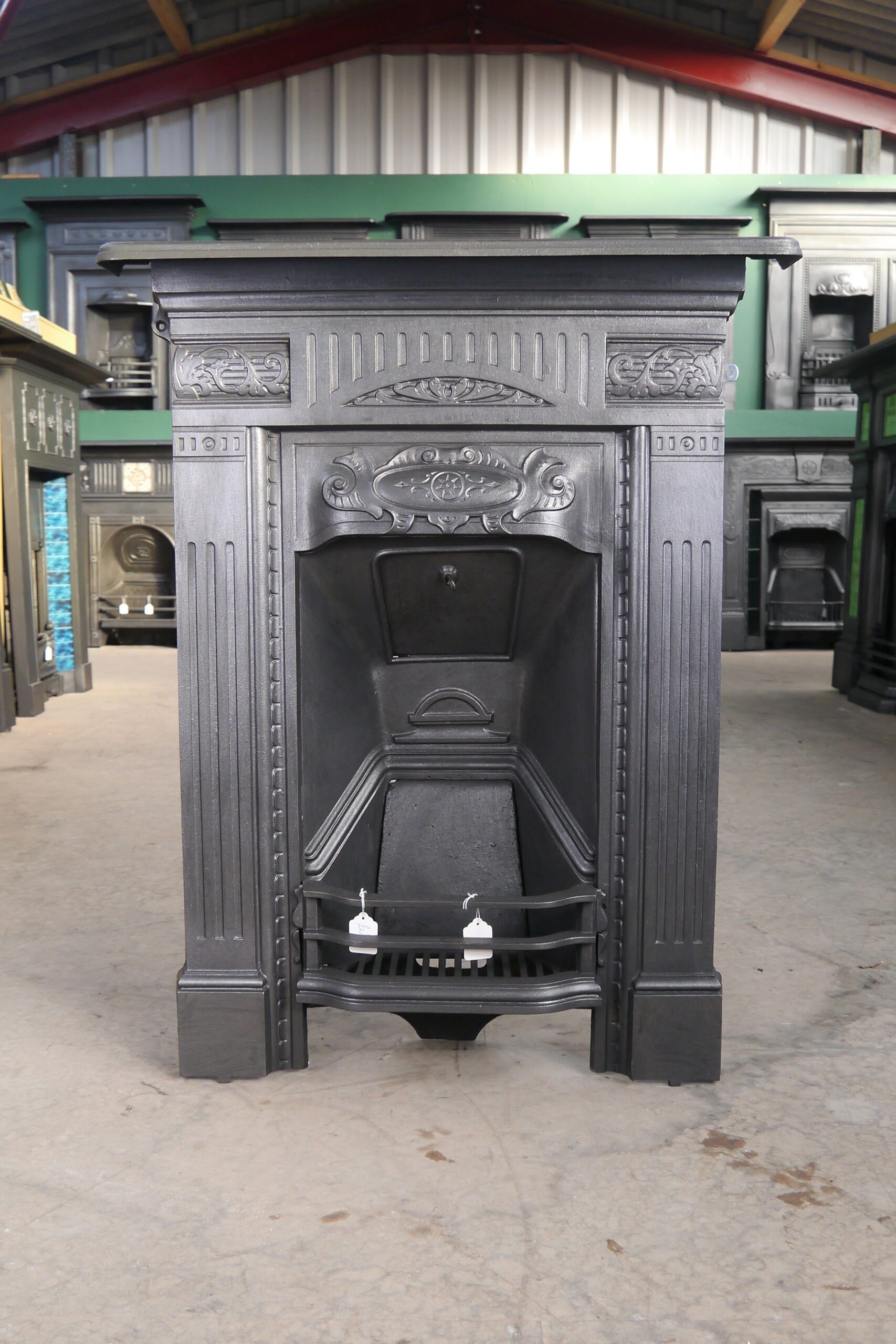 astonishing reclaimed cast iron combination fireplace chester paint stripping how to remove paint from cast iron fireplace picture