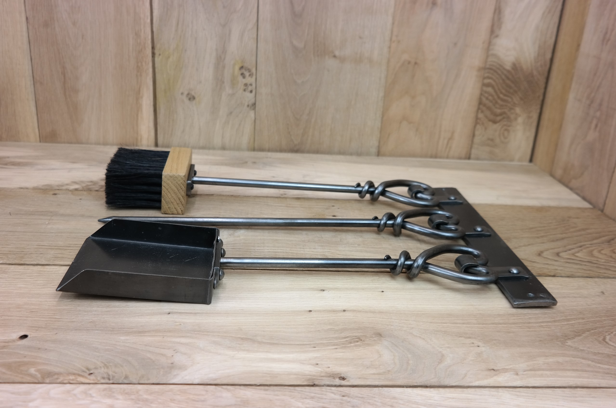 Remarkable Blacksmith Made Fireplace Tools Order