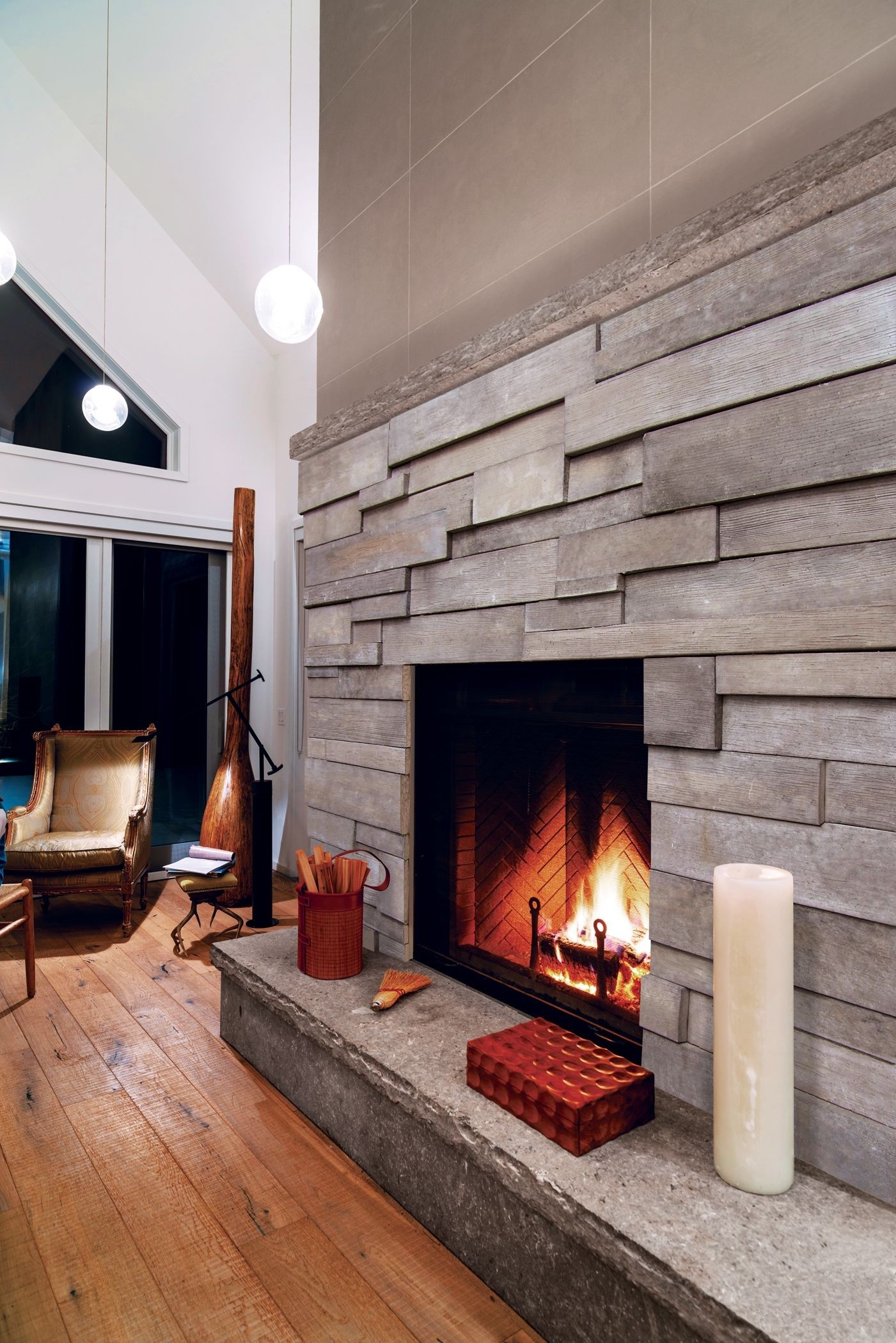 awesome modern stone fireplace | modern stone fireplace, modern fireplace stacked stone fireplace surround picture