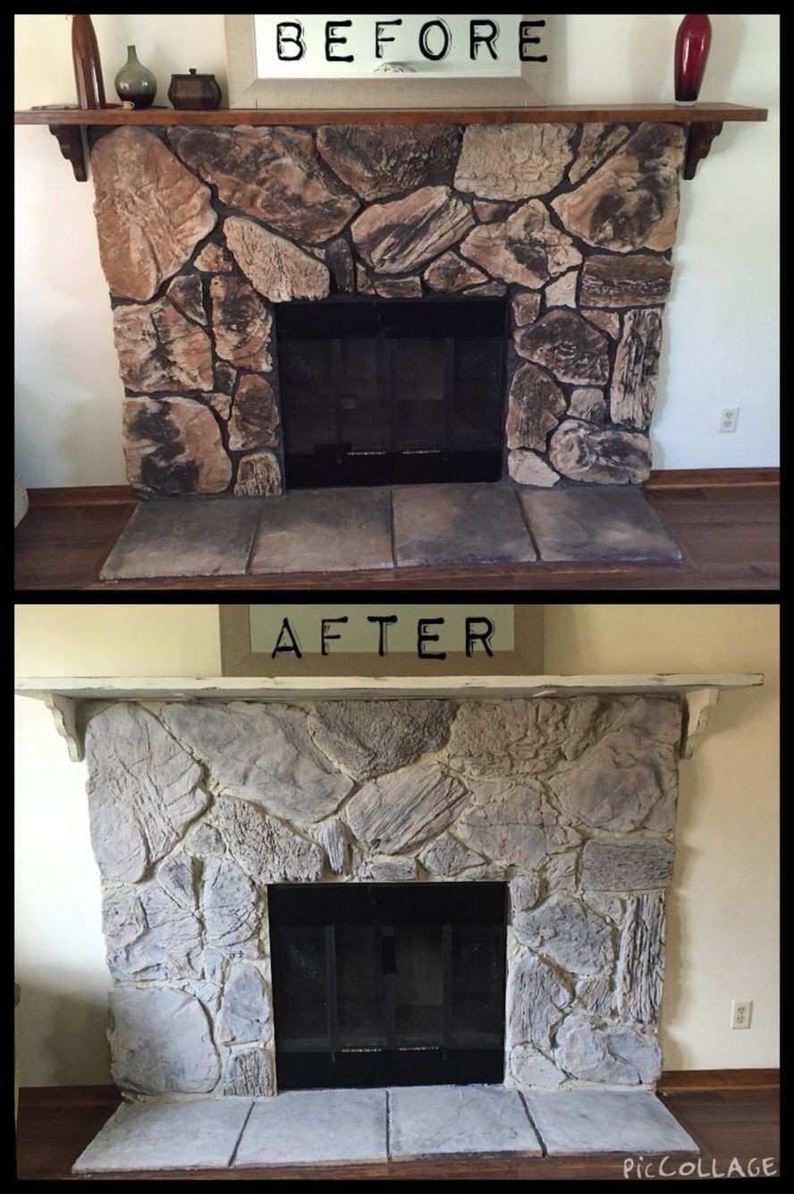awesome update your outdated fireplace it's so easy to do with only $20 love how to remove paint from marble fireplace pics