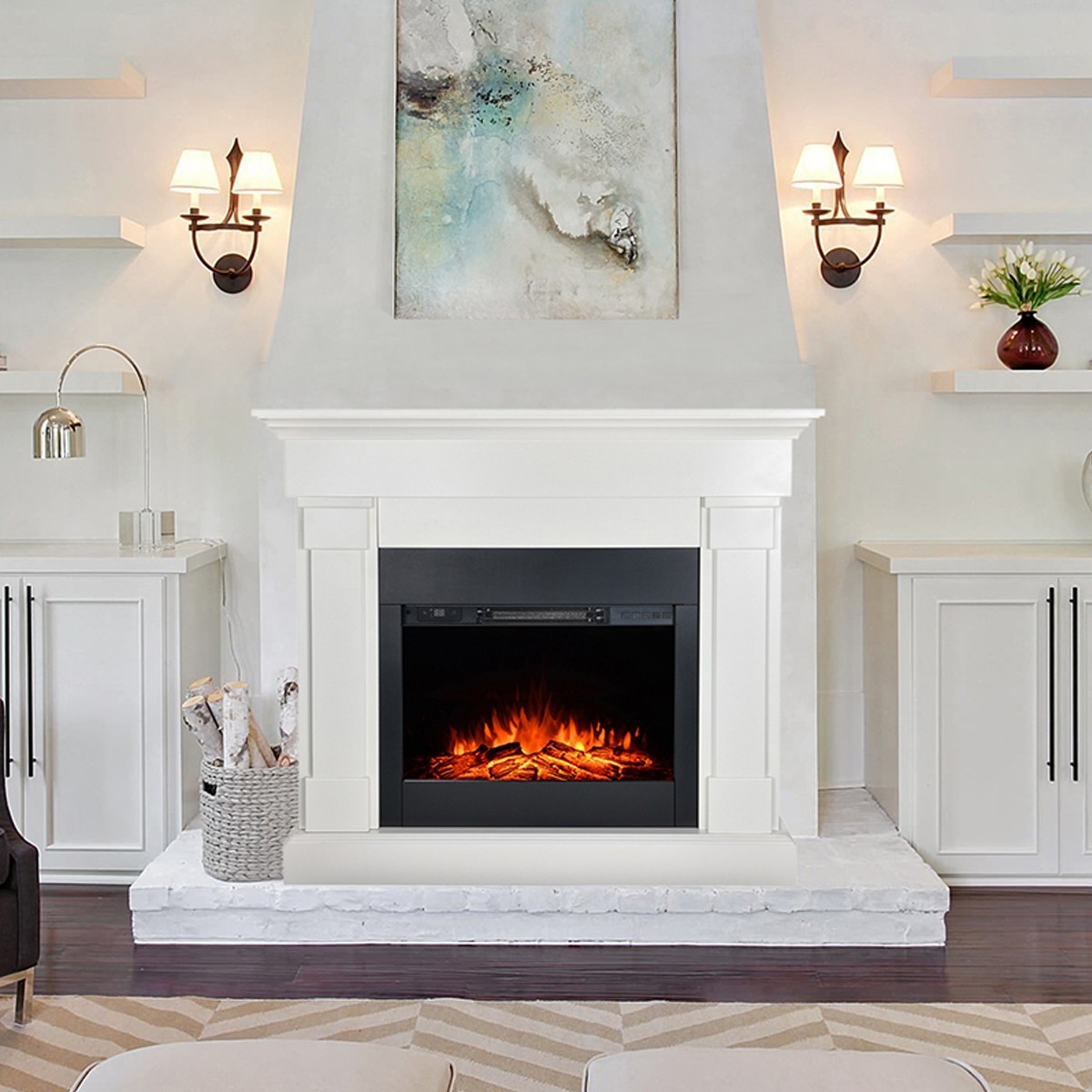 best barton fireplace mantel with 1500w electric fireplace insert heater wooden mantels for fireplaces pics