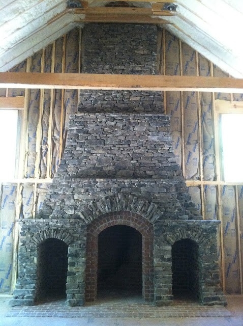 best chapman architecture the daulton house: completion of the dickey betts how to build a fieldstone fireplace picture