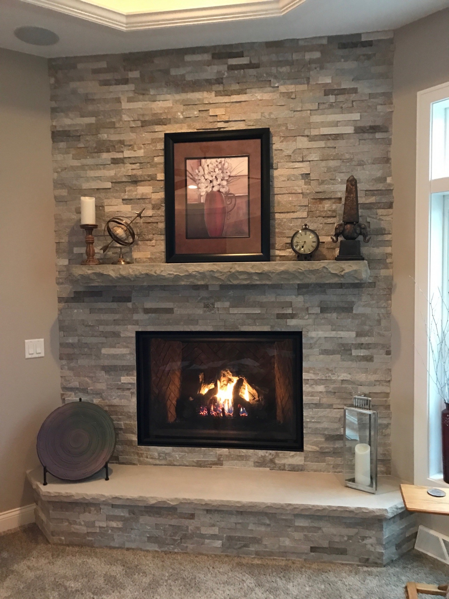 best chiseled stone non combustible mantel hechler's mainstreet hearth gas fireplace will not light pics