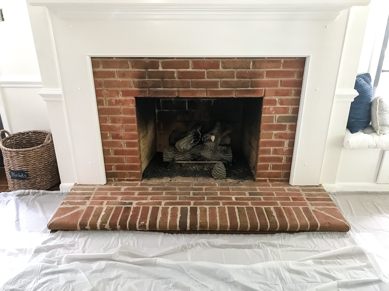 best diy lime washed brick fireplace blesser house layjao lime wash brick fireplace pics