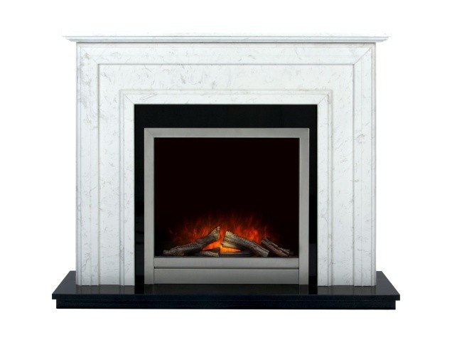 best edmonton ariston white marble fireplace with ontario brushed steel best way to clean fireplace glass doors picture