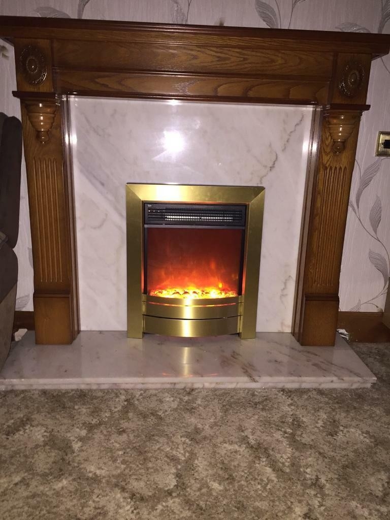 best fire and marble surround | in dunfermline, fife | gumtree second hand cast iron fireplace picture