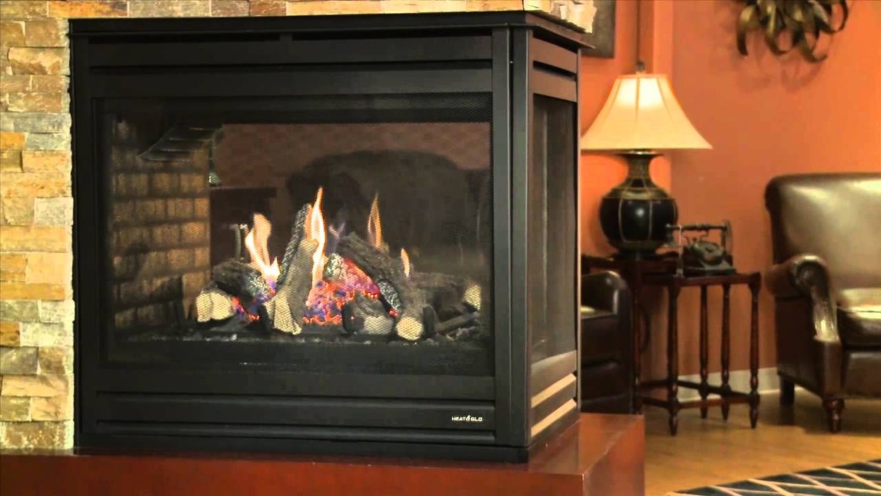 best heat &amp; glo® pier 36tr see through gas fireplace video youtube how to start a heat and glo fireplace pics