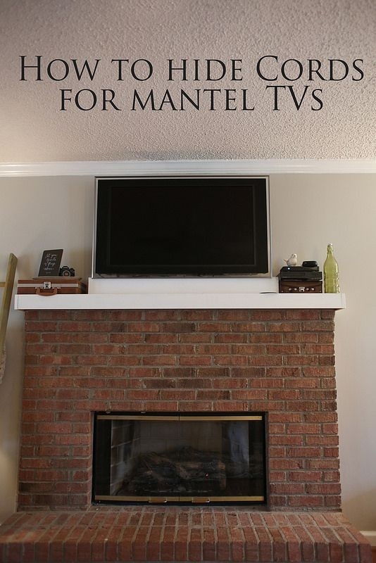 best how to hide tv wires over brick fireplace jan 05, 2016 · drill holes how to hide tv wires above fireplace pics