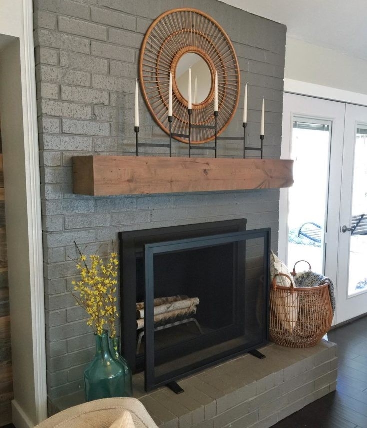 best how to paint a brick fireplace (and the best paint to use light colored stone fireplace pics