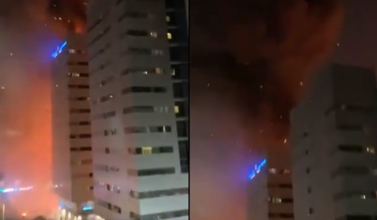 best massive fire broke out at a building in al nahyan, abu dhabi insider how to make a fireplace out of paper pics