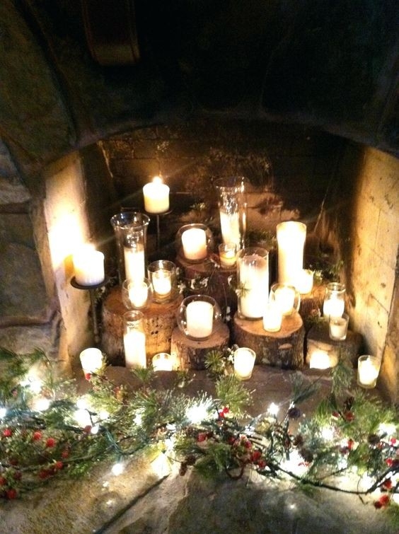 best pinjan morley pusey on fireplace ideas | candle displays, candles candle holder for inside fireplace picture