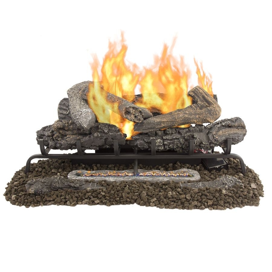 best pleasant hearth 30 in 33000 btu dual burner vent free gas fireplace gas fireplace inserts lowes picture
