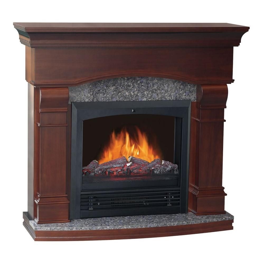 best quality craft 47 in electric fireplace in walnut som480pg 47cw the fireplace mantels home depot photo
