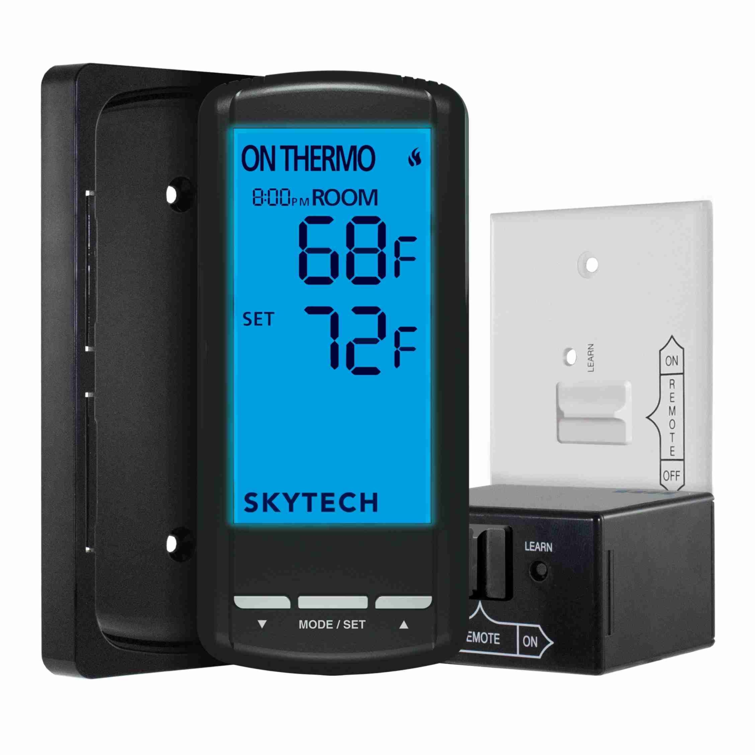 best skytech fireplace remote control | touch screen thermal skytech fireplace remote instructions pics