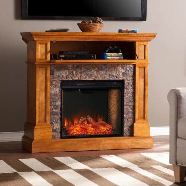 best southern enterprises megania alexa enabled 45 5 in convertible electric fireplaces at home depot image