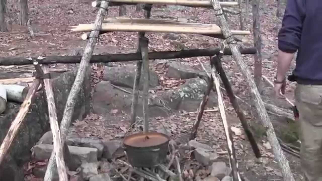 best the best bushcraft camp fire setup part 3 adjustable pot hanger youtube best way to start fire in fireplace photo
