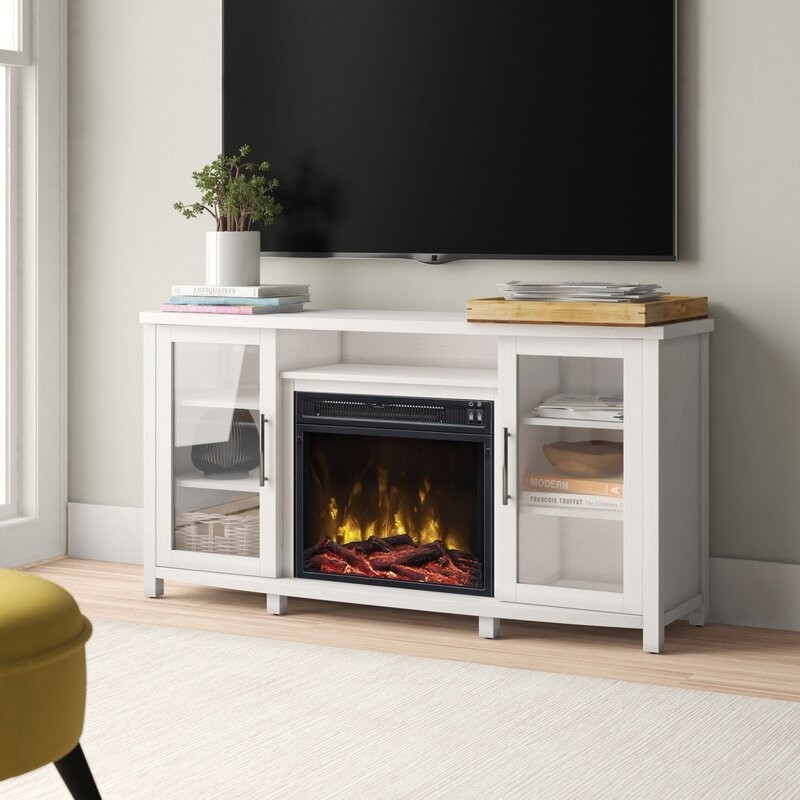 Splendid Corner Tv Stand Fireplace Costco Top Products