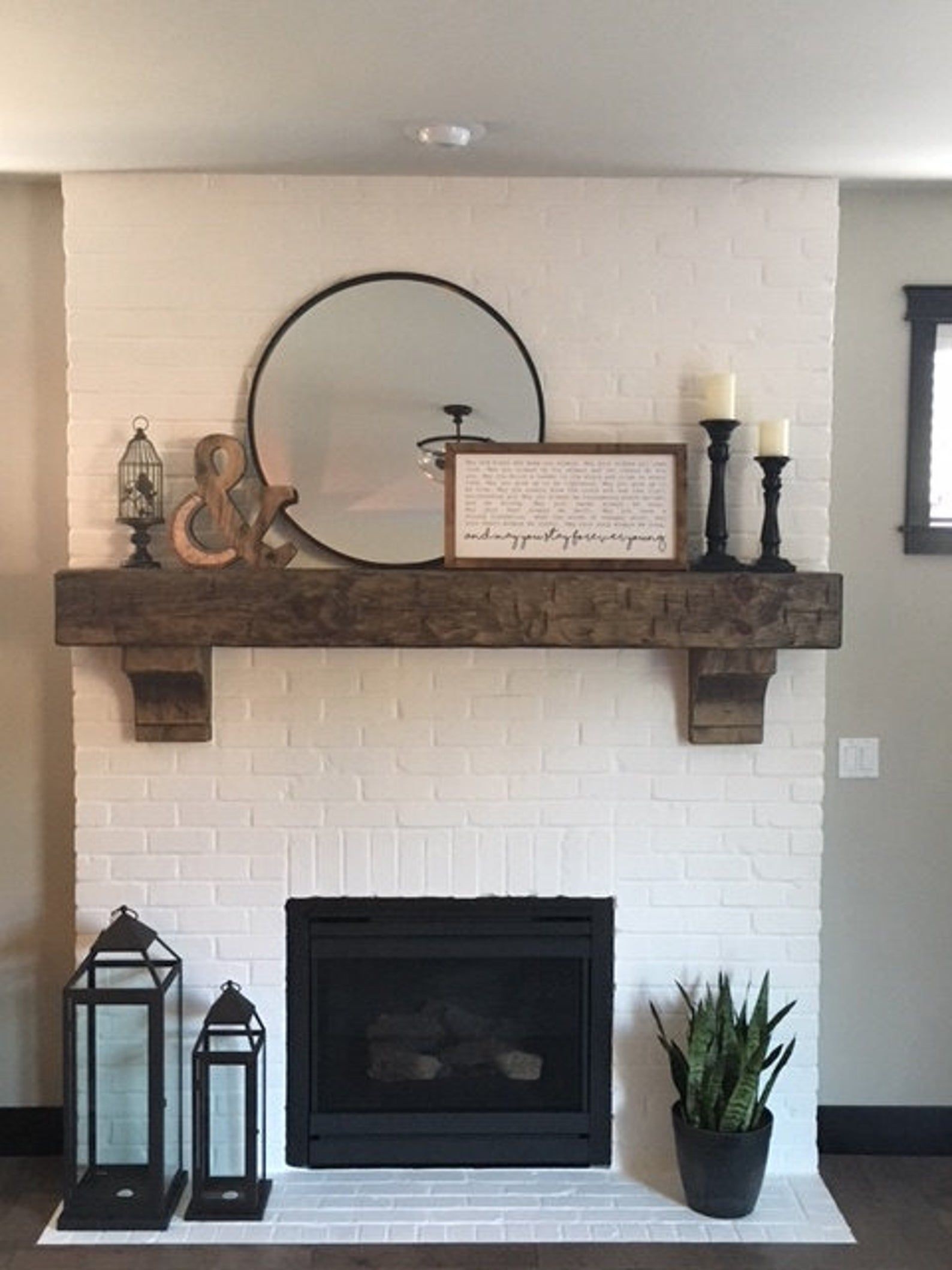 brilliant fireplace mantel 62" custom chunky long rustic 88 " hand hewn solid decorate brick fireplace mantel pics