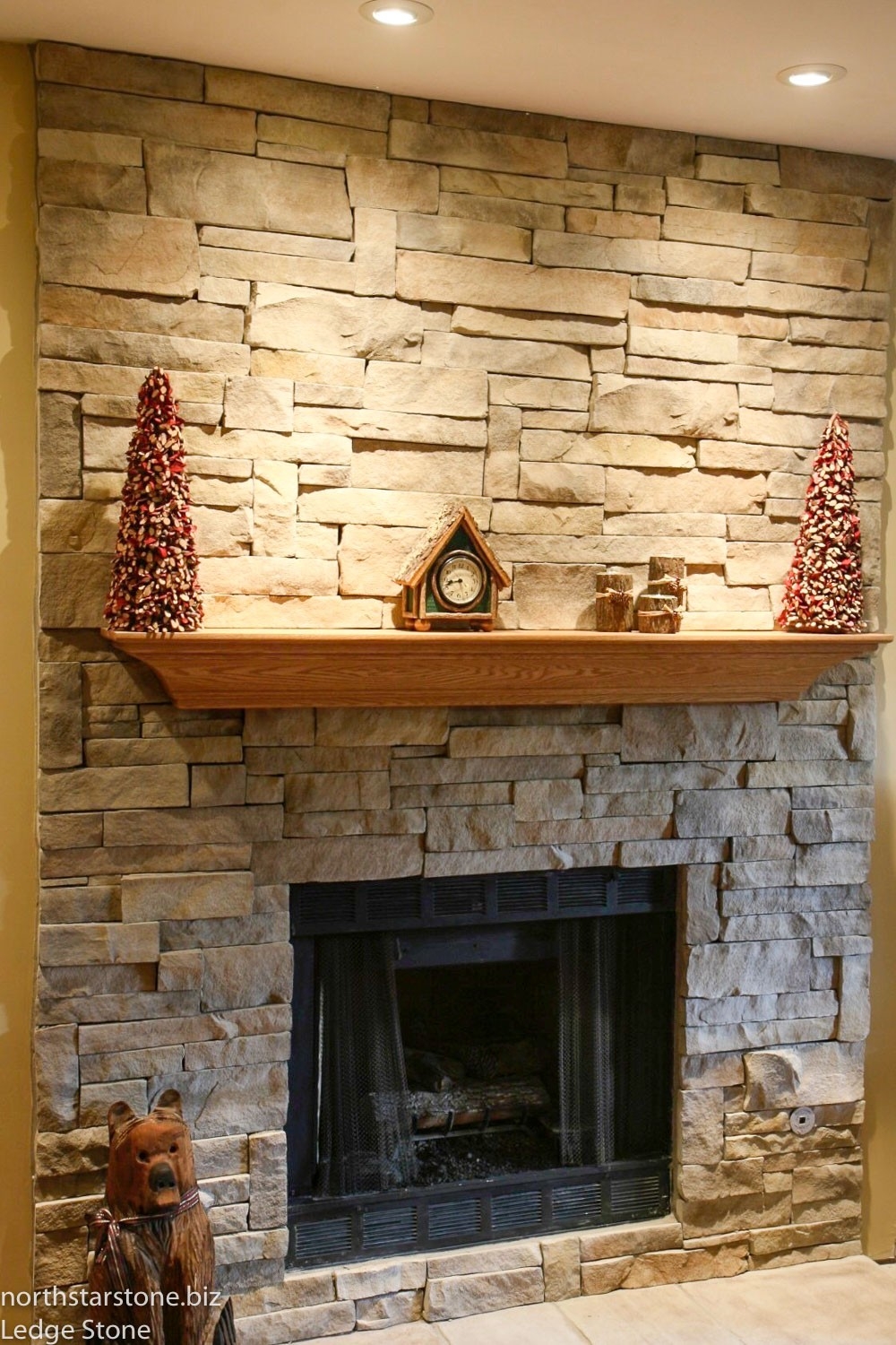 brilliant ledgestone fireplace picture gallery north star stone refacing a brick fireplace with stone veneer photo