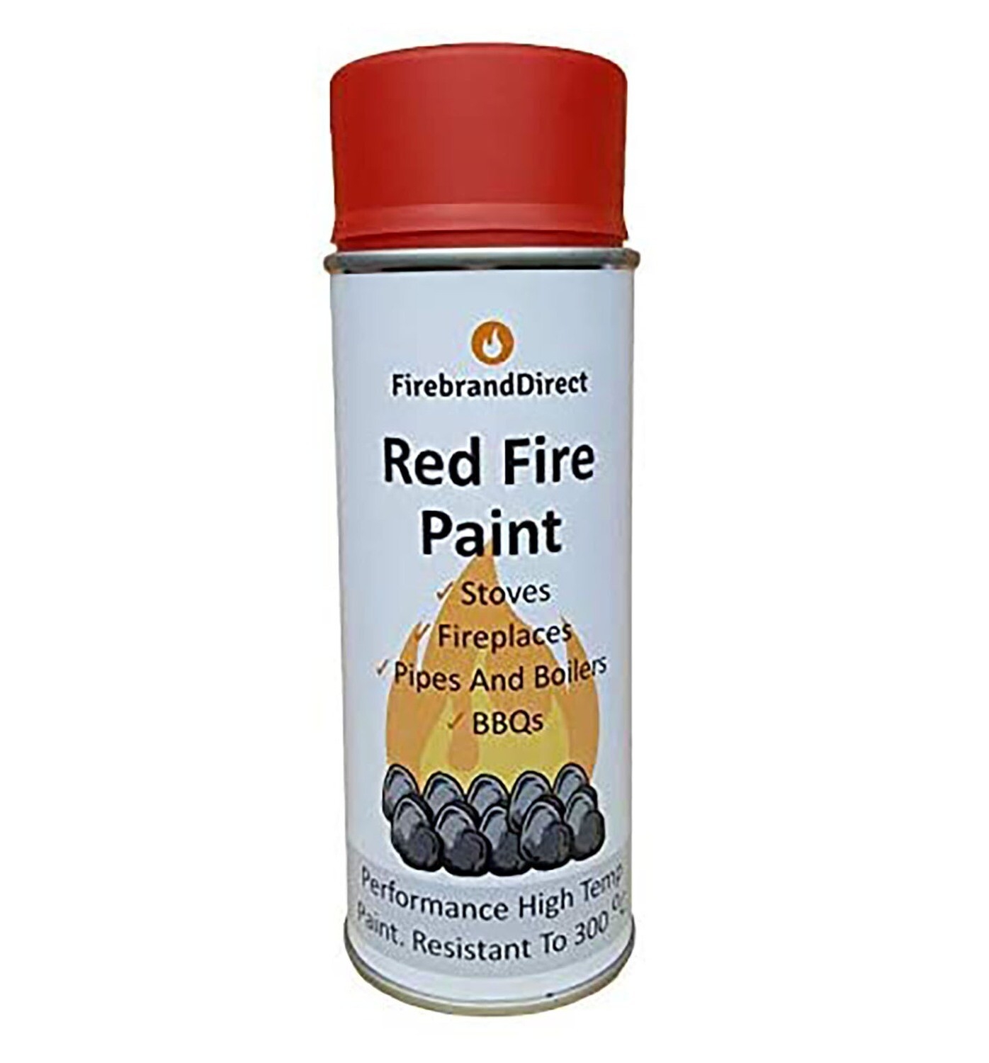 brilliant red fire paint for gas fire coals, fireplaces, fire pits, bbqs 400ml heat resistant spray paint for fireplace photo