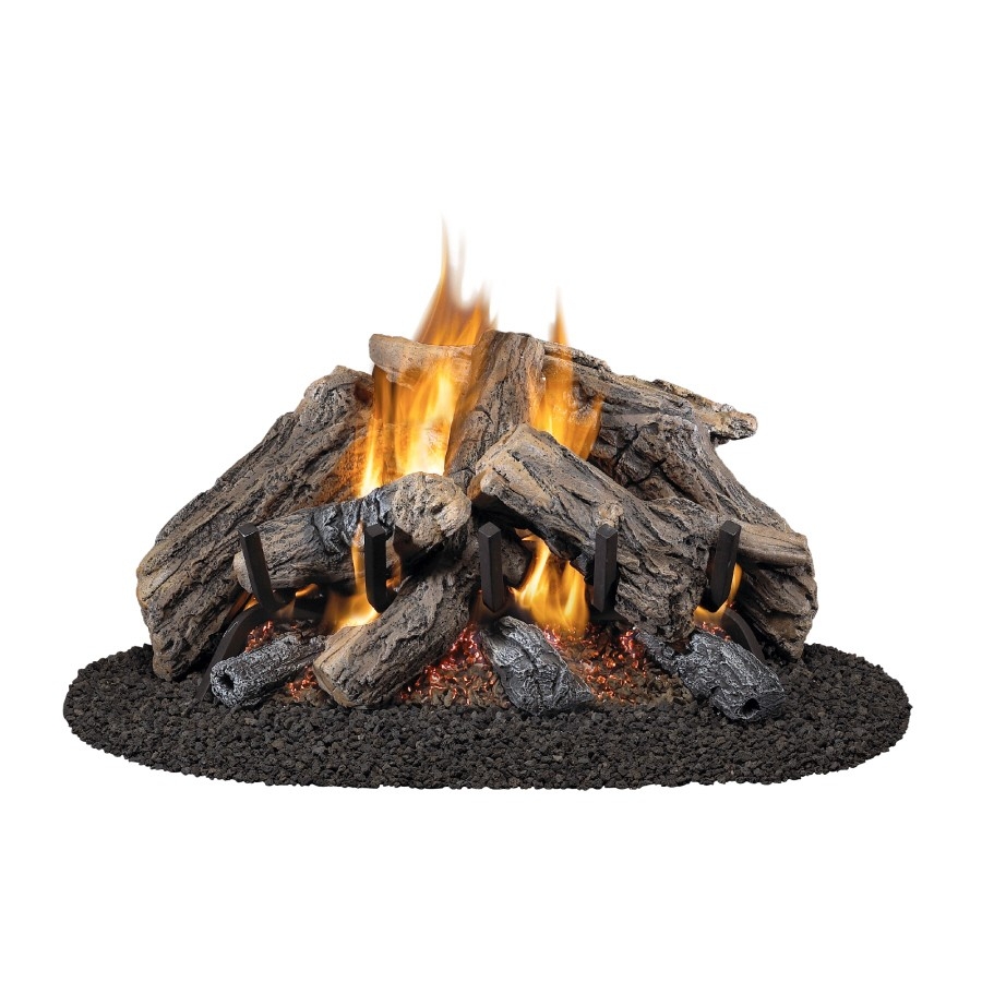 brilliant shop style selections 28 in w/22 in w 55,000 btu dual vented gas gas fireplace inserts lowes image
