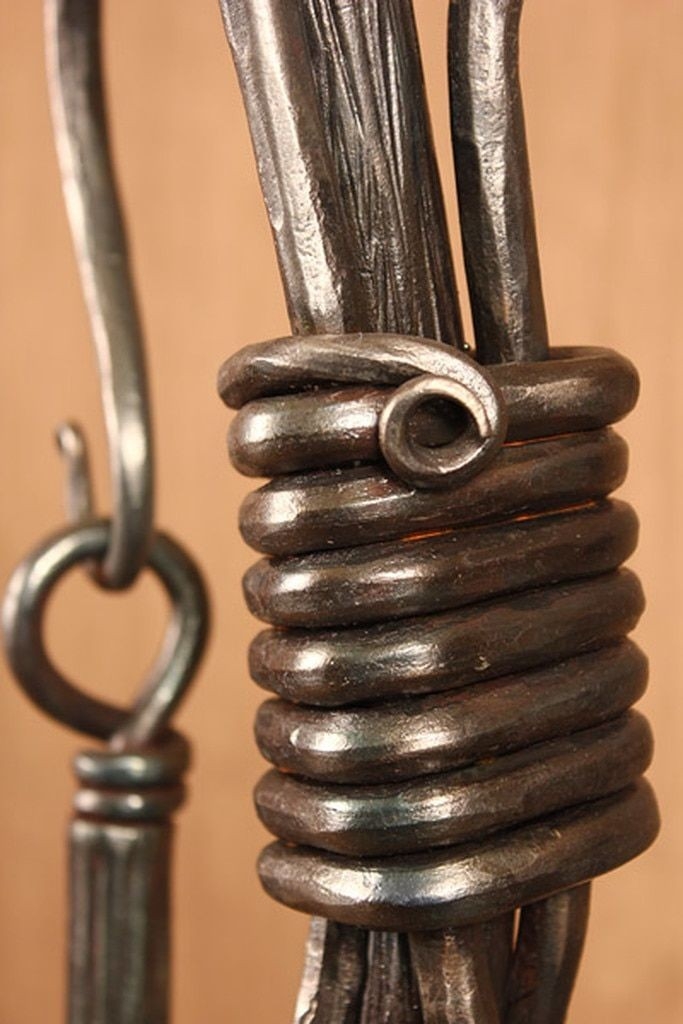 brilliant vine fireplace tool set | fireplace tool set, fireplace tools, tool set blacksmith made fireplace tools pics