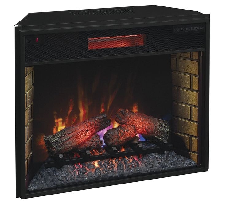 buy amazon: classicflame 28ii300gra 28" infrared quartz fireplace amazon electric fireplace insert image