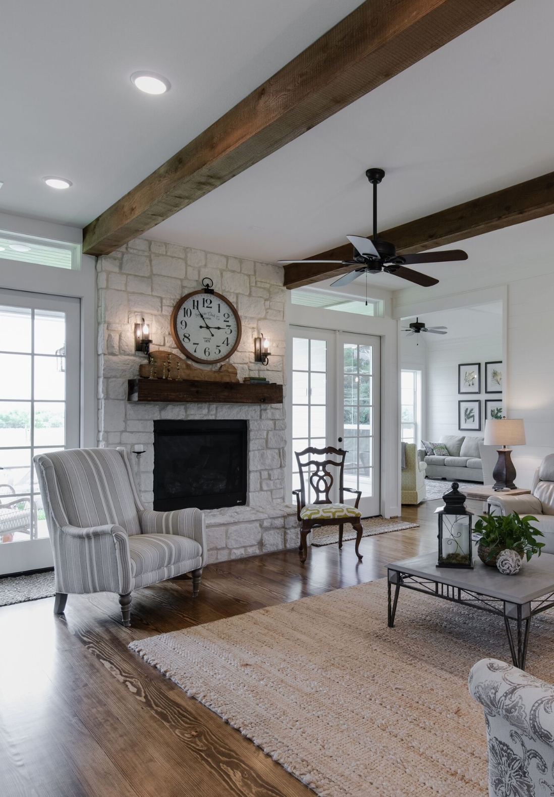 buy custom texas cottage in 2020 | white stone fireplaces, beautiful living beautiful living rooms with fireplace pics
