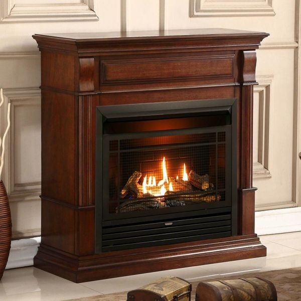 buy duluth forge 29 inch dual fuel vent free gas fireplace with mantel gas log fireplaces for sale photo