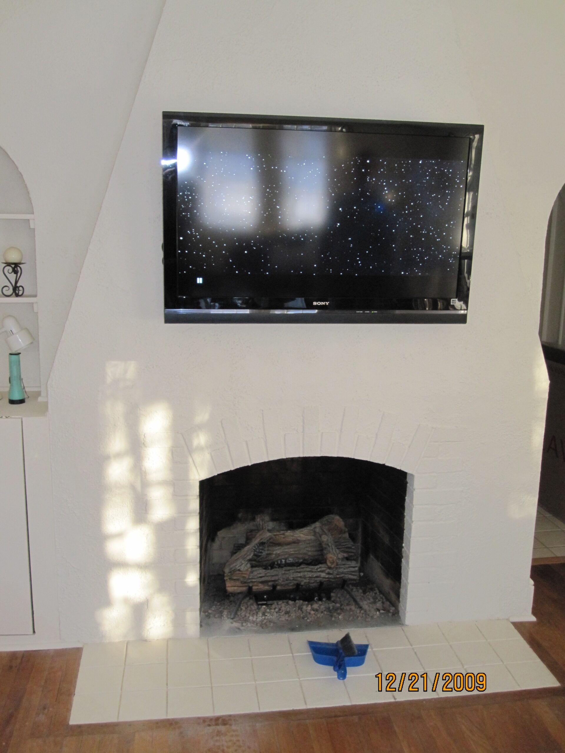 Good Tv Over Fireplace Where To Put Components Buy Online