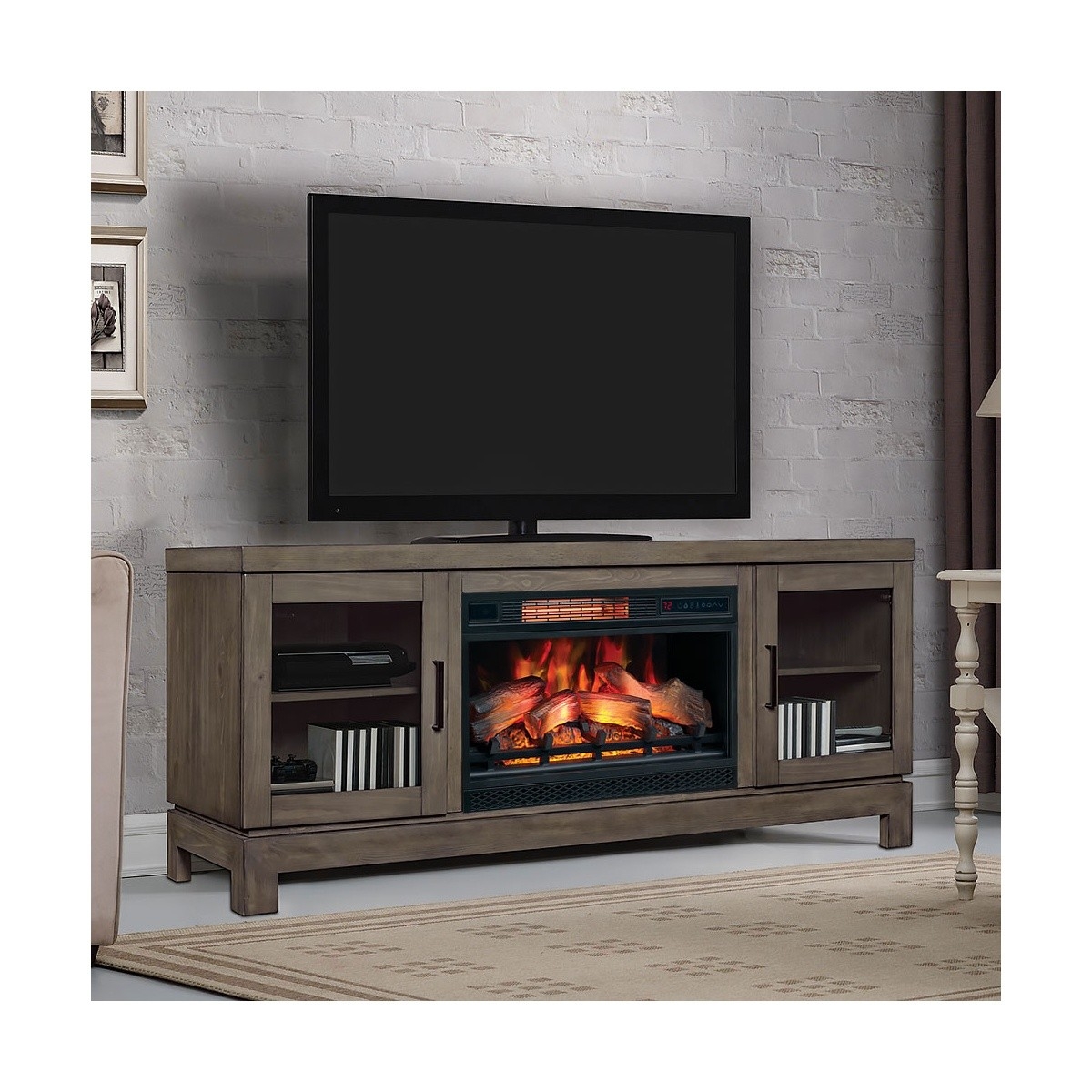 Fascinating White Electric Fireplace Media Center Best Deals