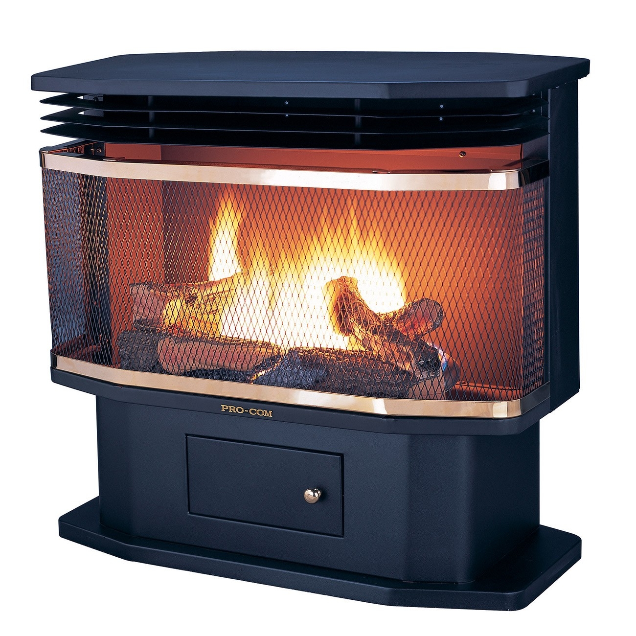 cheap ventless pedestal gas stove model sn400tyla series procom heating free standing ventless propane fireplace photo