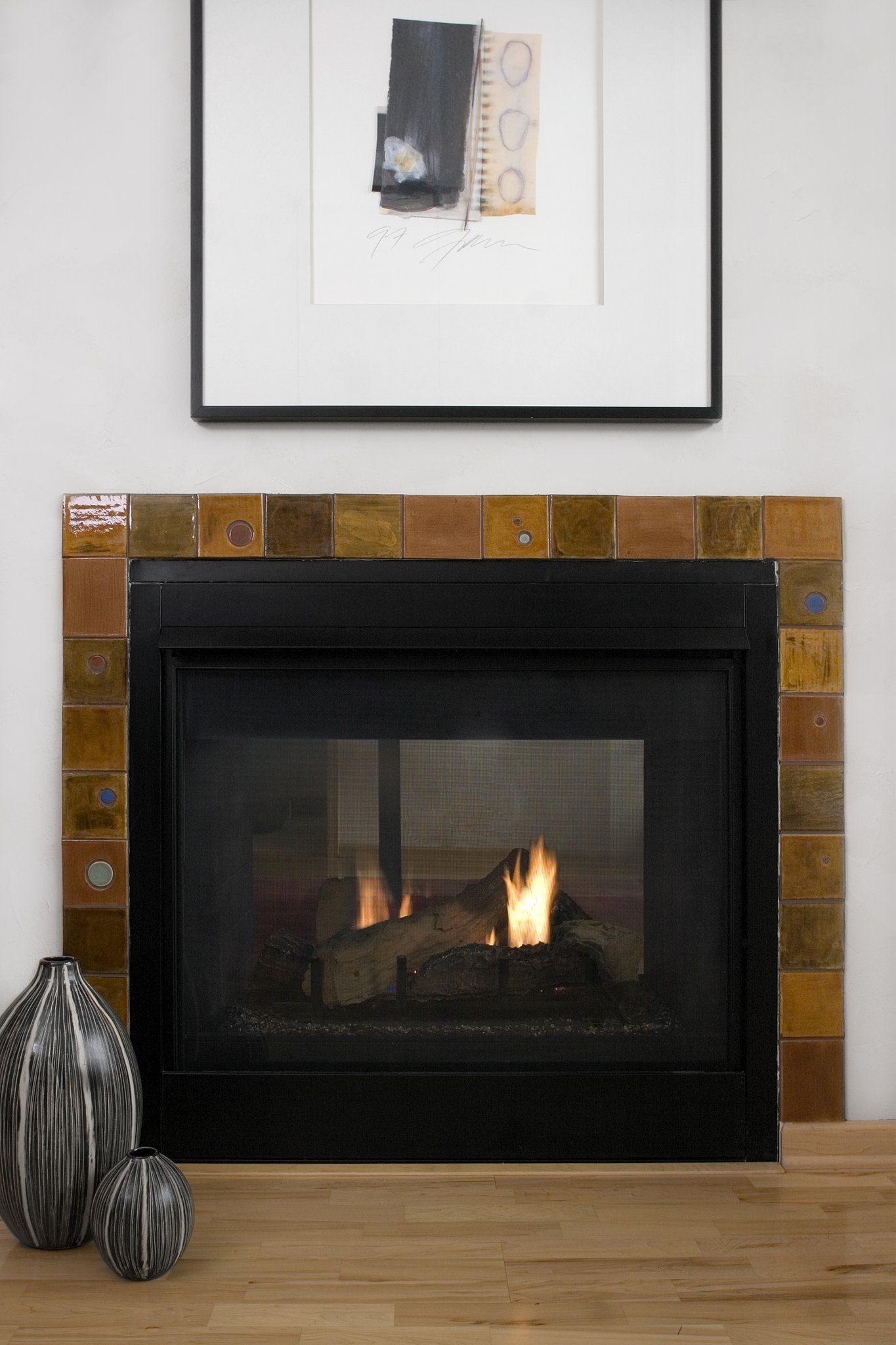 excellent 10 ways to use ceramic tile for your mosaic fireplace surround | mosaic porcelain tile fireplace ideas picture