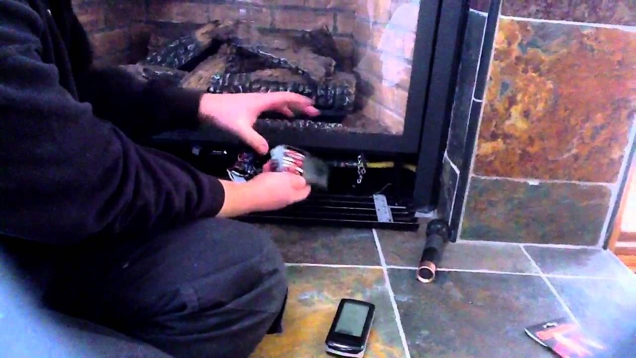 excellent how to change fireplace remote batteries youtube gas fireplace light switch image