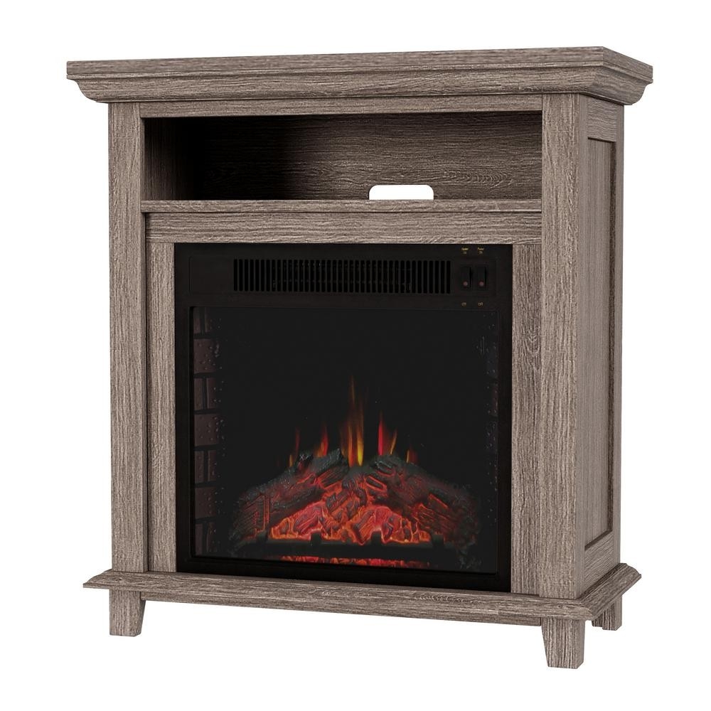 excellent northwest 32 in freestanding electric fireplace tv stand in gray portable fireplace home depot pics