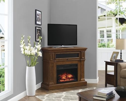 excellent whalen® leland 42" corner electric fireplace entertainment center at menards electric fireplaces sale image